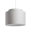 DOUBLE 40/30 lámpabúra Polycotton fekete/fehér PVC max. 23W