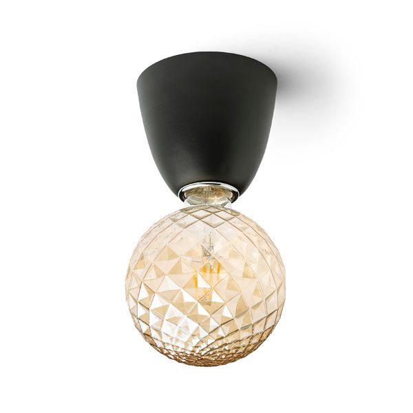 REACH mennyezeti lámpa fekete 230V LED E27 11W