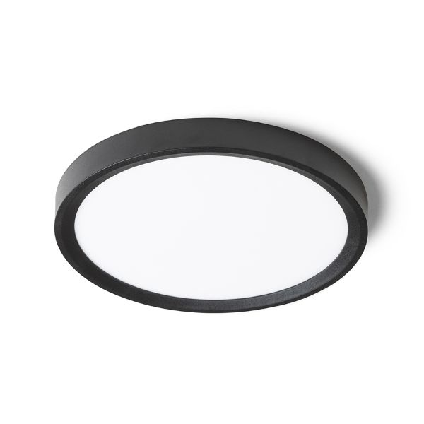 LANA 23 felületre szerelhető fekete műanyag 230V LED 18W  3000K 4000K 6000K
