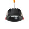 FLEUR IP54 DIMM süllyesztett lámpa fekete 230V LED 15W 60° IP54 3000K