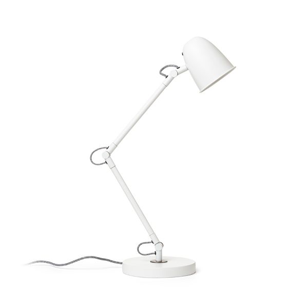 DANNY asztali lámpa fehér matt nikkel 230V LED E14 5W