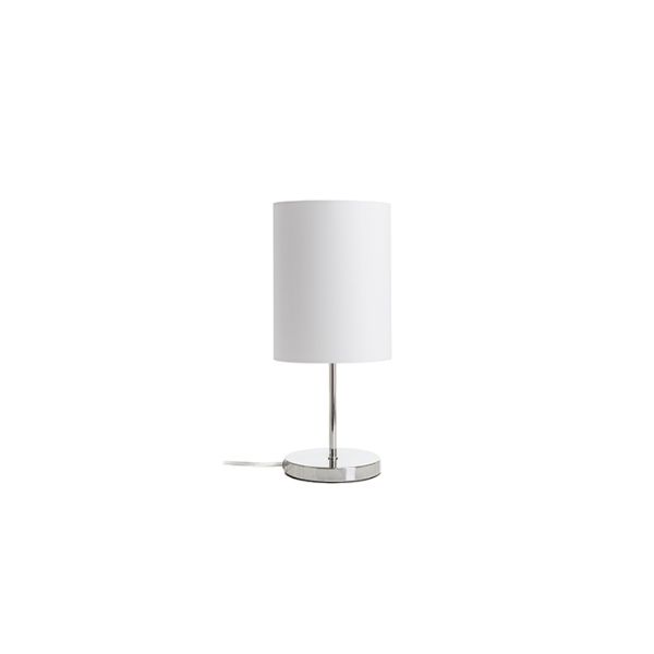 NYC/RON 15/20 asztali lámpa  Monaco petróleum kék/ezüst PVC/nikkel 230V LED E27 15W