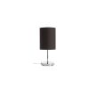 NYC/RON 15/20 asztali lámpa  Monaco petróleum kék/ezüst PVC/nikkel 230V LED E27 15W
