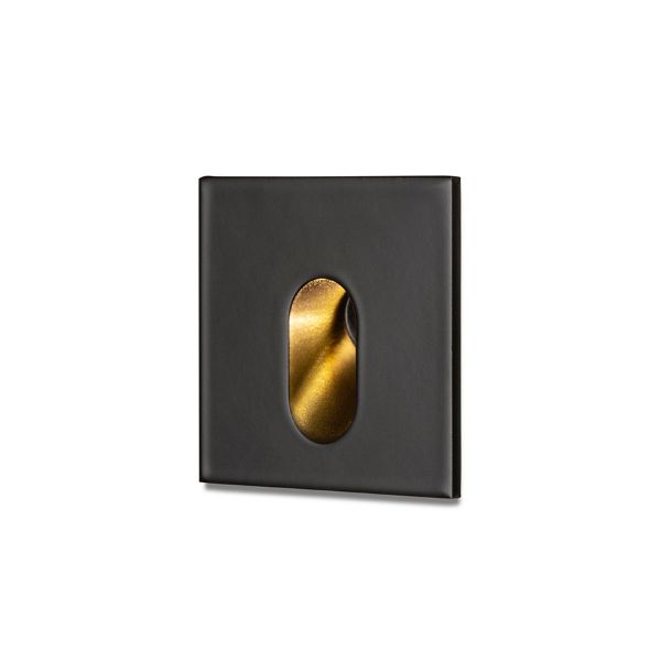 MEMPHIS SQ a falba süllyesztett fekete 230V LED 3W 60° 3000K