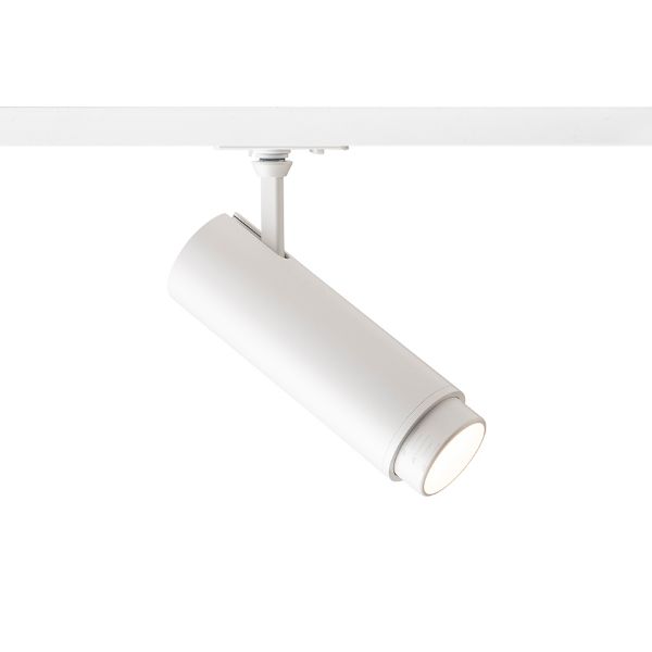 FOCUS 20 DIMM egyfázisú áramkörös sínre fehér  230V LED 20W 10 60°  3000K 4000K 5000K