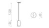 BELENOS egyfázisú áramkörös sínre függő lámpa fekete  230V LED GU10 9W