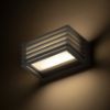 CLAIRE 14 fali lámpa antracitszürke tej akril 230V LED 6W IP54 3000K