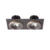 SHARM SQ II süllyesztett lámpa barna/gyöngyházarany 230V LED 2x10W 24° 3000K